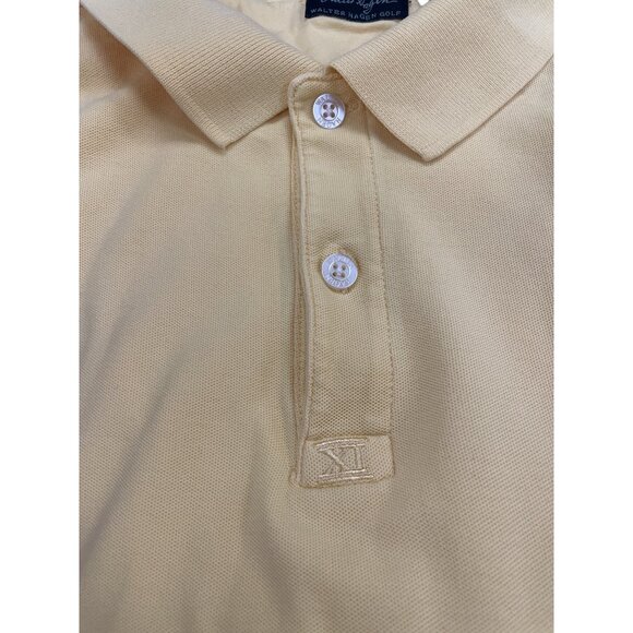 Walter Hagen Men's Yellow Polo Golf Shirt Size XL SKU 1219 - Picture 3 of 5